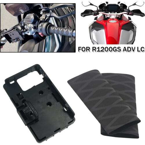 Motorcycle Phone Stand Holder GPS Plate Bracket And Heat Shrinkable Non-slip Grip Covers For BMW G310 GS R F850GS S1000RR F900XR