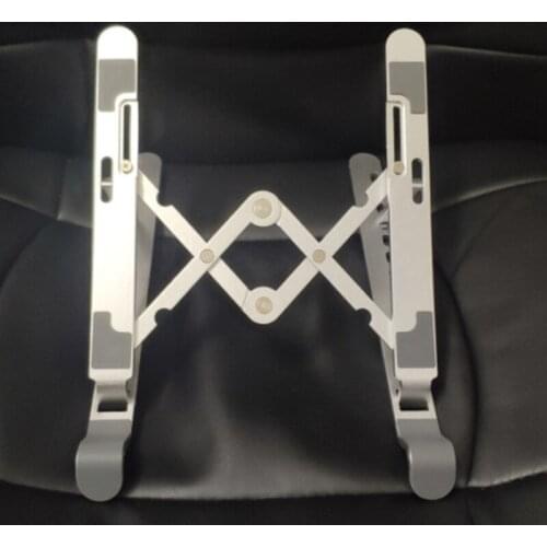 G99B Laptop Stand Adjustable Portable Aluminum Folding Notebook Computer Universal Bracket for 10-15.6" Laptops Tablets