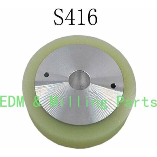 Sodick Machine CNC EDM Wire Cutter Tool Tension Urethane Roller Upper S416 100mm CNC Power Chucks For A530D AQ325 AQ325L AQ535L