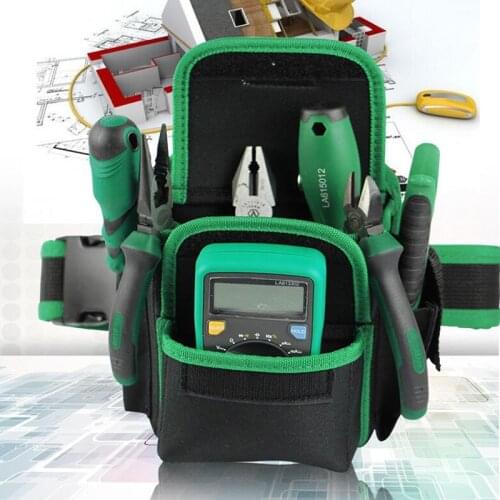 Portable Tool Bag Waist Pack Multifunction Repair Electrician Bags Utility Kit Fixture Tool Bag Electrician Waist Pocket Kit