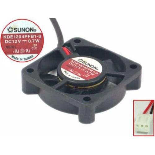 SUNON KDE1204PFB1-8 DC 12V 0.7W 40x40x10mm Server Cooling Fan