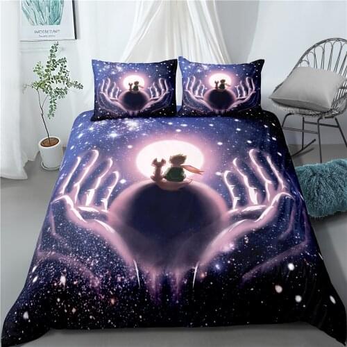 Nebula dream sky 3D digital printing quilt cover bedding pillowcase quilt cover three-piece home textiles and household goods