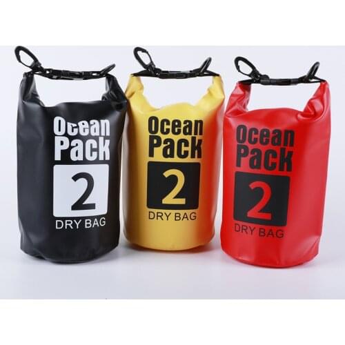 2L Outdoor Dry Swimming Waterproof Bag Floating Diving Foldable Bags For Rafting River Ocean Shoulder Bags