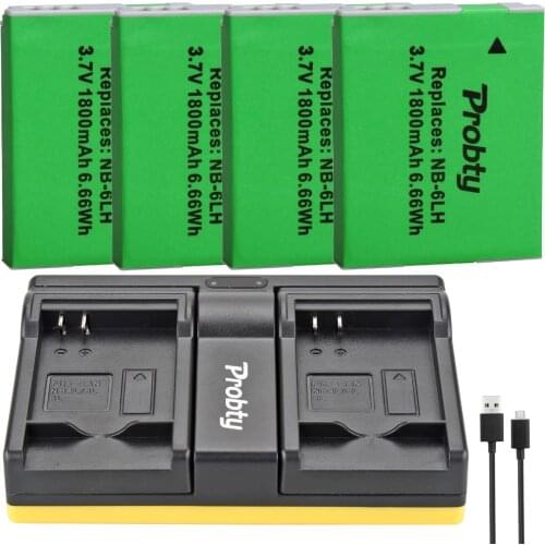NB-6L Battery-Charger For Canon IXUS 85 95 IS SD770 PowerShot D10 S90 EG SD980 SX280 HS SX500 IS SX600 HS SX610 HS SX700 HS