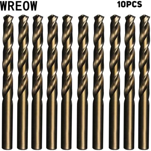 10pc 2.5mm M35 Stainless Steel Cobalt Twist Drill Bit Woodwork Cutter Tool Y7