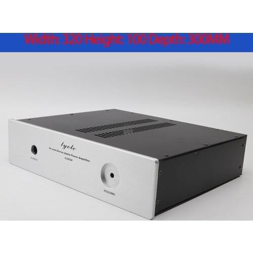 320*80*260MM Preamp A3208A Aluminum Panel Amplifier Chassis (various Types) Box House DIY Enclosure Amplifier Case Shell