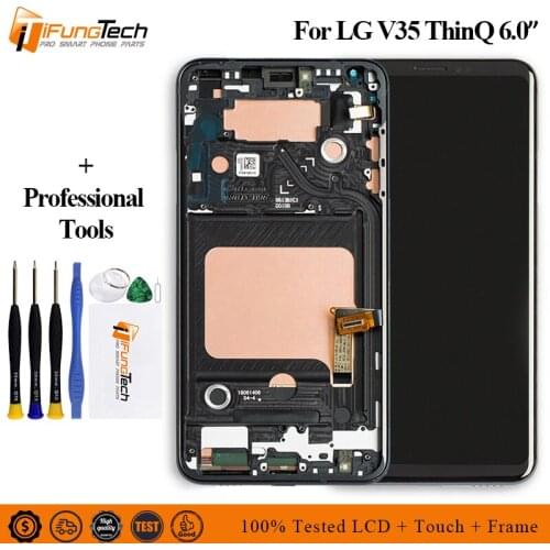 6.0" Original New LCD For LG V30 Plus V35 ThinQ Display Touch Screen For LG V30+ Digitizer Assembly Repair Parts +Tool +Tested