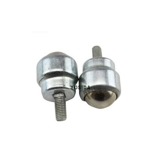 8mm round screw bovine calf caster wheel robot eye Ball small round ball