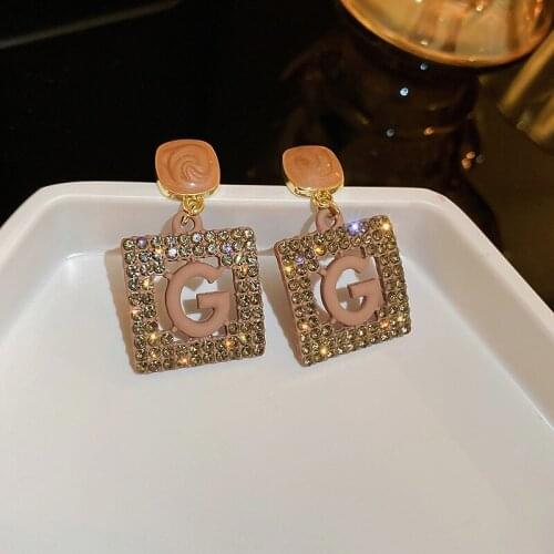 Egyptian style asymmetric long Earrings 925 Sterling Silver micro inlaid zircon fashion personality high-end womens model