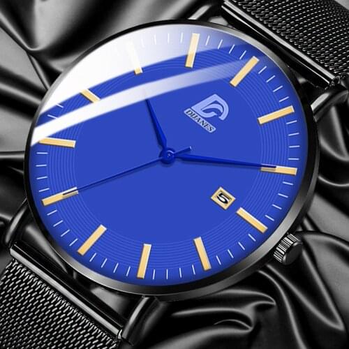 Business Mens Watches TOP Brand Luxury Stainless Steel Male Clock Watch Men With Calendar reloj hombre relogio masculino New