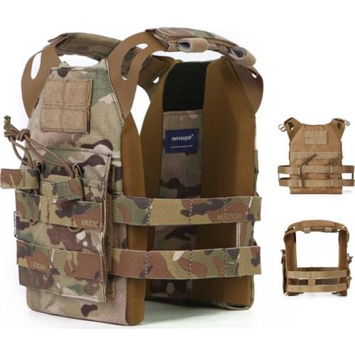 Emersongear JPC Tactical Vest for Kids Molle Loop & Hoop Waterproof Adjustable for Tactical Airsoft Hunting CS Game