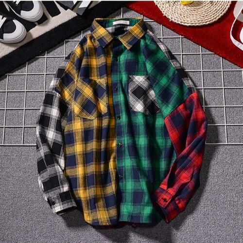 Мужские клечатые рубашки ERIDANUS China At AliExpress