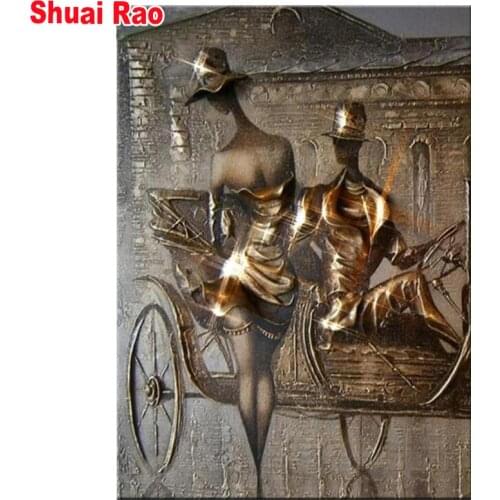 Fantasy Abstract couple diamond painting love 3d picture rhinestone embroidery diamond mosaic 5d handmade cross stitch