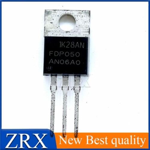 5Pcs/Lot FDP050AN06AO TO-220 in line 60V 80A FET imported