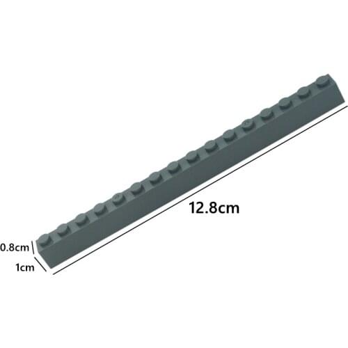 DIY Building Blocks 1x16 Dots Thick Figures Bricks 10PCS Educational Creative MOC Parts Size Compatible With 2465 Toys Gifts