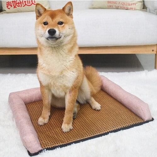 Dog Bed Mat Pet Cushion Blanket Soft Cool Summer For Small Large Dogs Cats Pad Non Sticking Cushion Pet Products