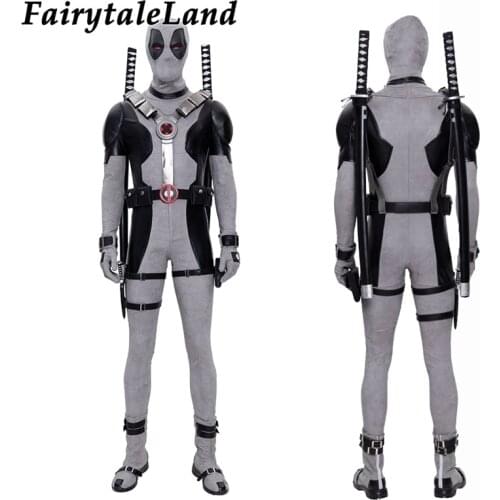 Red Soldier 2 Cosplay X Superhero Costume Wade White Battle Bodysuit Carnival Christmas Clothing Full Sets With Boots