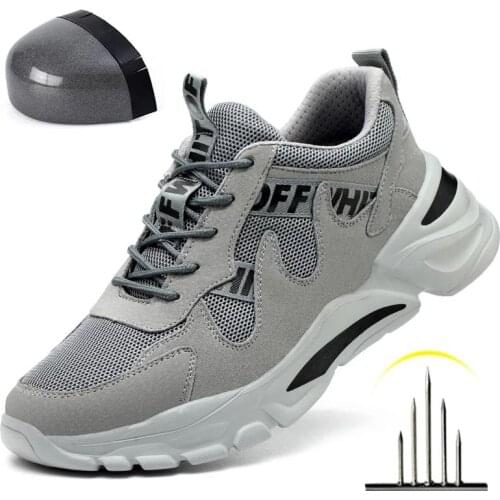 Fashion 2021 Winter Men Warm Work Safety Shoes Steel Toe Cap Soft Big Size Classic Sport Outdoor Designer Walking Tactical Shoes