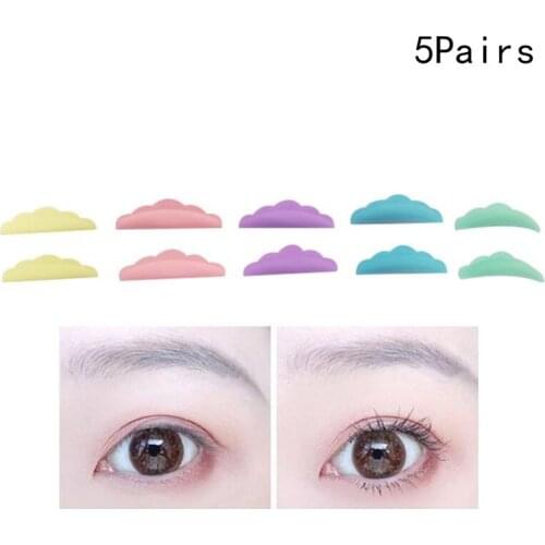 Hot Selling 5 Pairs Silicone Eyelash Perming Pad Lashes Rods Shield Lifting 3D Eyelash Make Up Tools