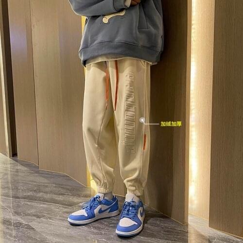 2021 Mens Women Sweatpants Solid Color Man Casual Joggers Korean Harajuku Hip Hop Men Elastic Harem Pants Couple Trousers