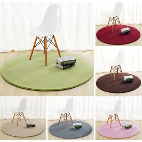 Soft Fluffy Thick Velvet Round Carpet 60*200cm large Area Toilet Floor Mat Bedroom Kitchen Doormat Carpet Living Room Yoga Mat