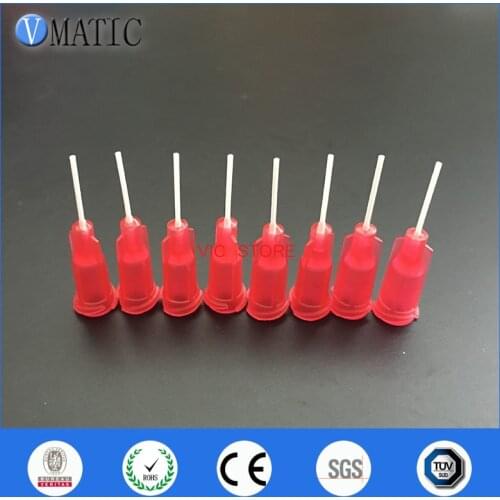High Quality 0.5'' Length 25G PP Flexible Luer Lock Glue Dispensing Tips 1/2 Inch 100Pcs/Pack