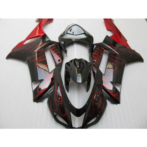 Customize Fairing kits for Kawasaki ZX 6R 2007 2008 NINJA zx6r 07 08 ABS plastic motorcycle bodywork fairings kit