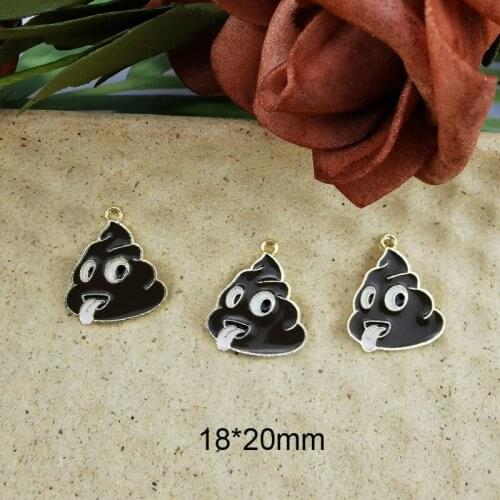 10PCS/Lot New Arrival Fashion Jewelry Creative Alloy Stool Odor Shape Pendant DIY Accessories Earrings Bracelet Stool Pendant