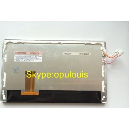 Original New LQ070T5GC01 LQ070T5GA01 7inch TFT Car GPS LCD Screen Display for Toyota Camry Venza Navigation