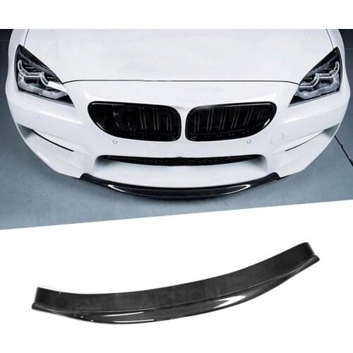 For 6 Series Carbon Fiber Front Bumper Lip Spoiler for BMW F06 F12 F13 M6 2013 - 2018 Front Chin Spoiler Car Styling FRP