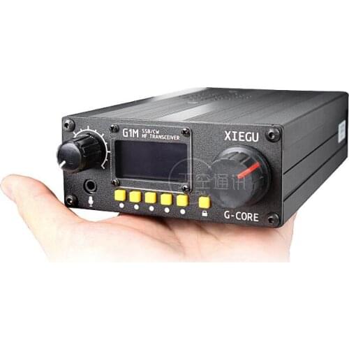 Latest G-CORE SDR Amateur Radio XIEGU G1M SSB/CW 0.5-30MHz Moblie Radio HF Transceiver Ham QRP