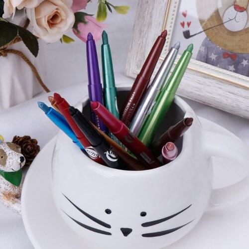 Drop Ship&Wholesale Professional Eye Shadow Lip Liner Eyeliner Pen Pencil Makeup 1 Set 12 Color Oct.14
