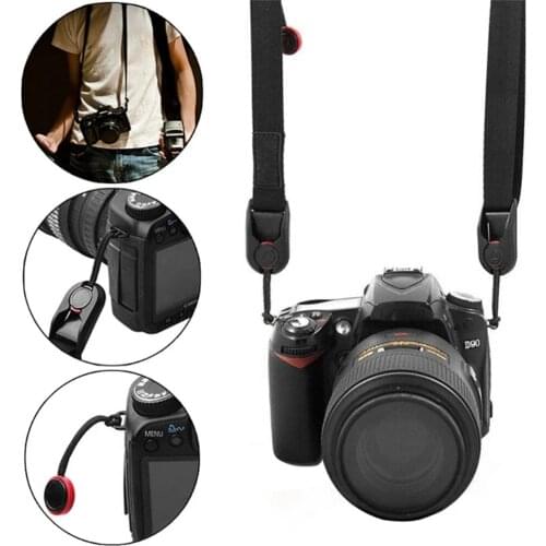 Adjustable SLR Camera Shoulder Strap Hand Strap Digital Camera Neck Strap Belt Wrist Rope Lanyard Quick Buckle Connector