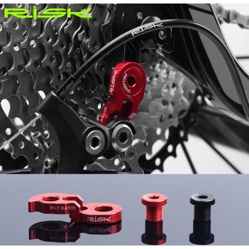 Risk Bicycle Rear Shifter Converter Extention MTB Road Bike Rear Derailleur Hanger Frame Tail Hook Extension For 32~52T Flywheel