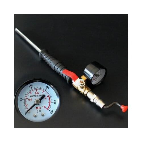 With the table hand-cranked inflatable rod refilling rod, air nozzle, inflatable Tsui car tire fast inflatable rod