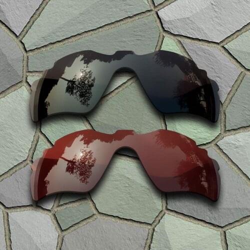 Grey Black&Bronze Brown Sunglasses Polarized Replacement Lenses for Oakley Radar Path Vented