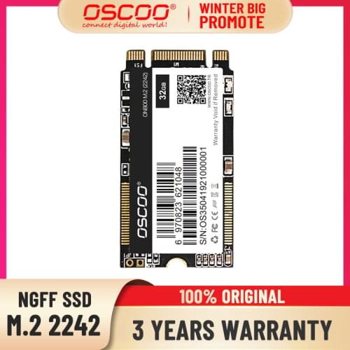 OSCOO M.2 SSD MLC Hard Disk M2 Hard Drive 16GB 32GB 64GB 128GB 256GB Solid State Drive For Laptop Netbook Ultrabook Mini PC