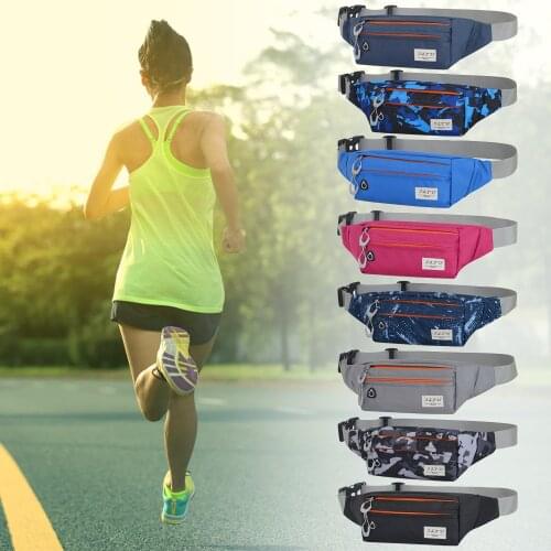 Unisex Sports Bag Running Waist Bag Pocket Jogging Waterproof Cycling Bum Bag Outdoor Sports Anti-theft Pack Belt Bag Fitness