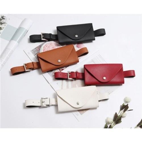 Vintage Women Belt Messenger Bags New Waist Bag Pu Leather Fanny Pack Femal Belt Phone Pouch Small Chest Pack Bags