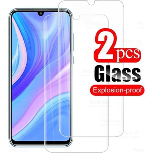 2pcs protective Glass For huawei y8p huaweii y8 p y 8p screen protector huaweiy8p tempered glass Film 6.3" AQM-LX1