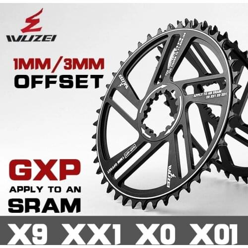 Bike Narrow Wide Chainring 1mm/3mm Offset 30T 32T 34T 36T 38T 40T 42T MTB Bicycle Chainwheel GXP Sprockets For SRAM X9 XX1 X0