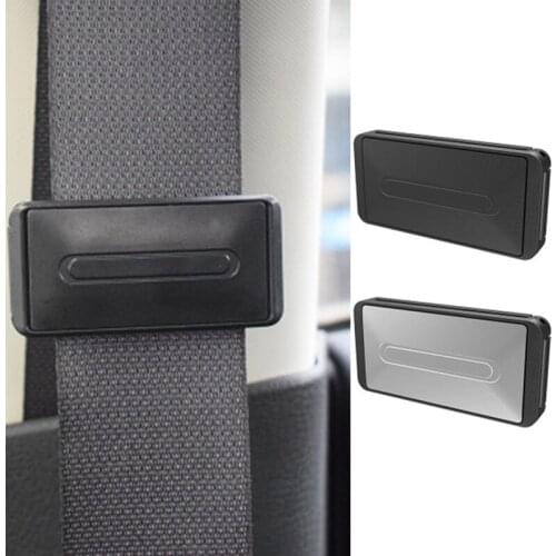 2 Pcs/Pack Vehicle Seatbelt Stopper Automobiles Safety Belt Protection Clip 2 Colors Auto Seat Belts Holder for Car Styling