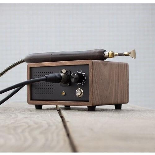 AC 100-268V Leather Craft Electric Creasing Edging Machine Leather Heating Ironing Machine Handle Creaser Edger Crimper Tool