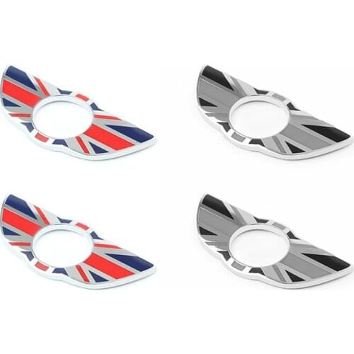 Auto Car Min Door Handle Decals Refit Union Jack Car Accessories for MI R55 R56 R57