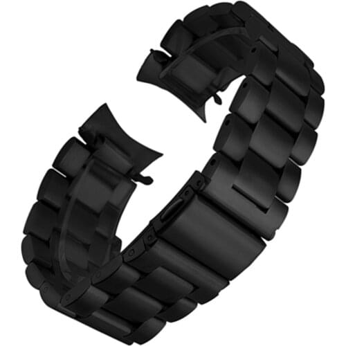 22 mm Stainless Steel Watch Band Bracelets Curved end Replacement For Seiko SKX009 SKX011 DIY Replace