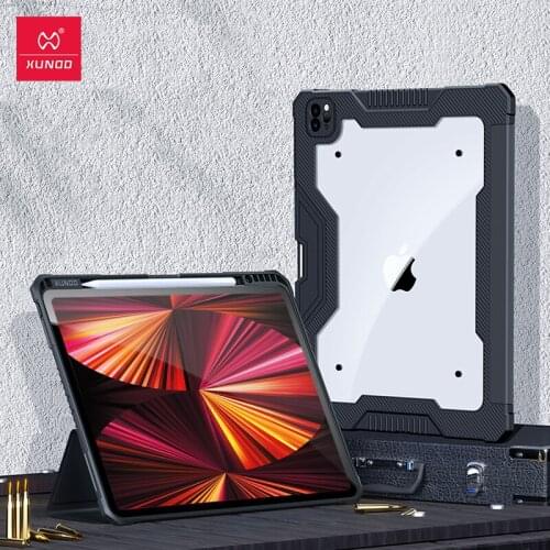 For iPad Pro 11 12.9 2021 Case,Xundd Flip Tablet Cover with Pencil Case For iPad Pro 11 iPad Pro 12.9 2021/2020/2018 iPad Case