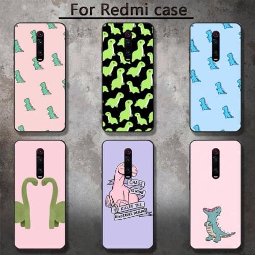 Cute dinosaur Phone Case for RedMi 5 5plus 6 Pro 6A S2 4X GO 7A 8A 7 8 9 K20 case