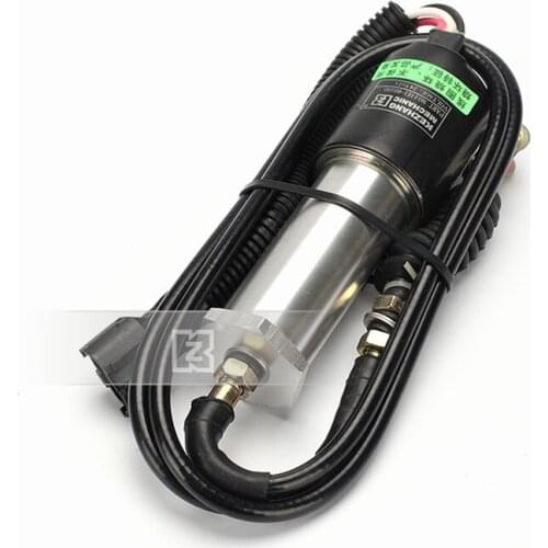 For Hyundai Doosan Daewoo engine flameout switch solenoid valve R210-5/215-7/DH220/225-9 flameout solenoid valve 11E1-60100-24