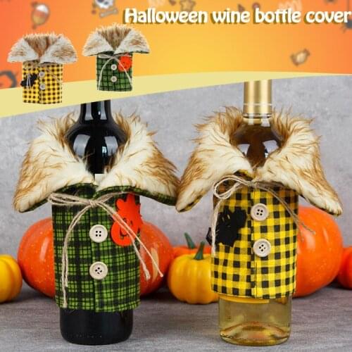 Halloween Elements Wine Bottle Cover Bag Xmas Party Decorations for Home M56