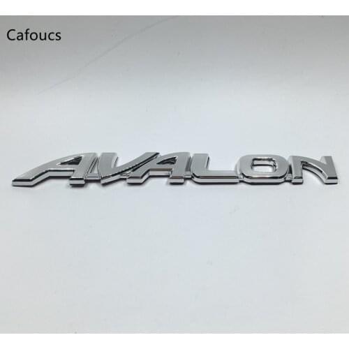 For Toyota AVALON Car Rear Emblem Badge Chrome Logo Letters Chrome Stickers